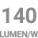 140lm/W